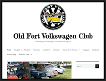 Tablet Screenshot of oldfortvwclub.com